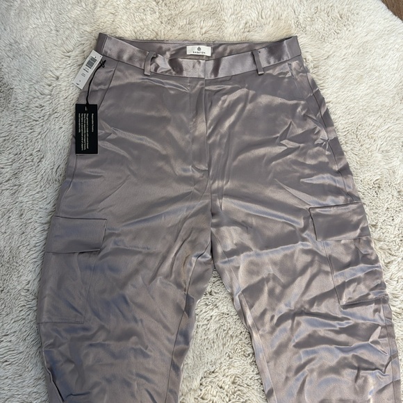 Aritzia Babaton Refined Satin Cargo Pant - Picture 10 of 12